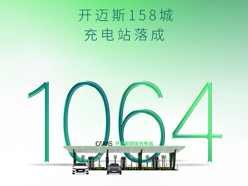 智充·隨行 | 開邁斯充電站已達1064座！